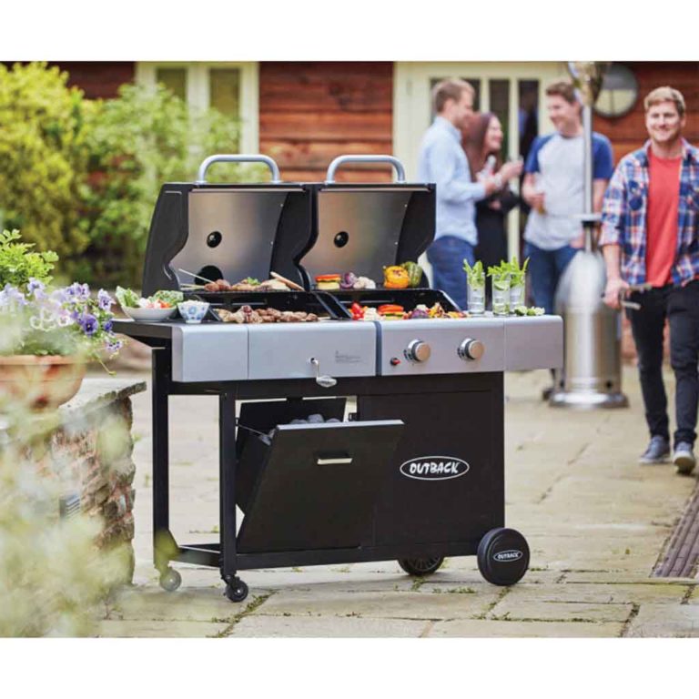 Bếp Nướng BBQ Than và Gas Outback Dual Fuel 2 Gas & Charcoal XBBQ Grill Vietnam