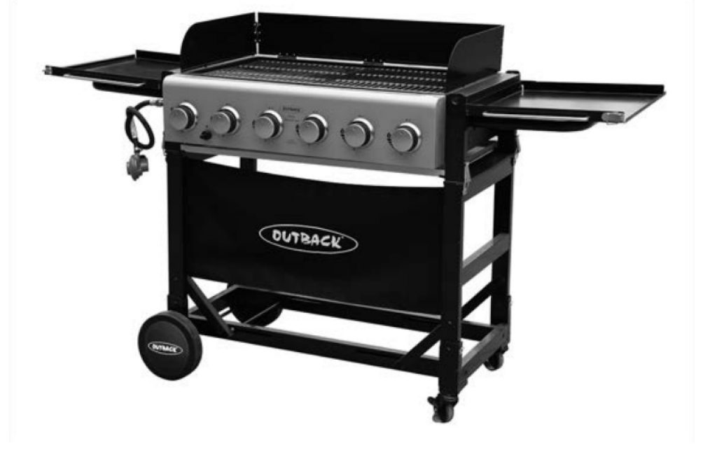 OUTBACK BBQ Party Steel 6 Burner with adaptor XBBQ Grill Vietnam