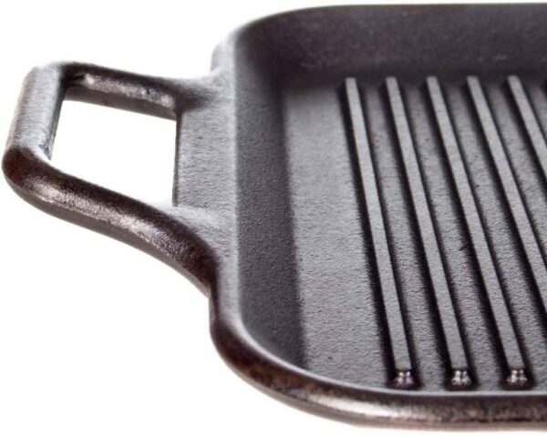 Vituzote.com - Lodge Cast Iron Square Grill Pan, 12-inch, Ribbed