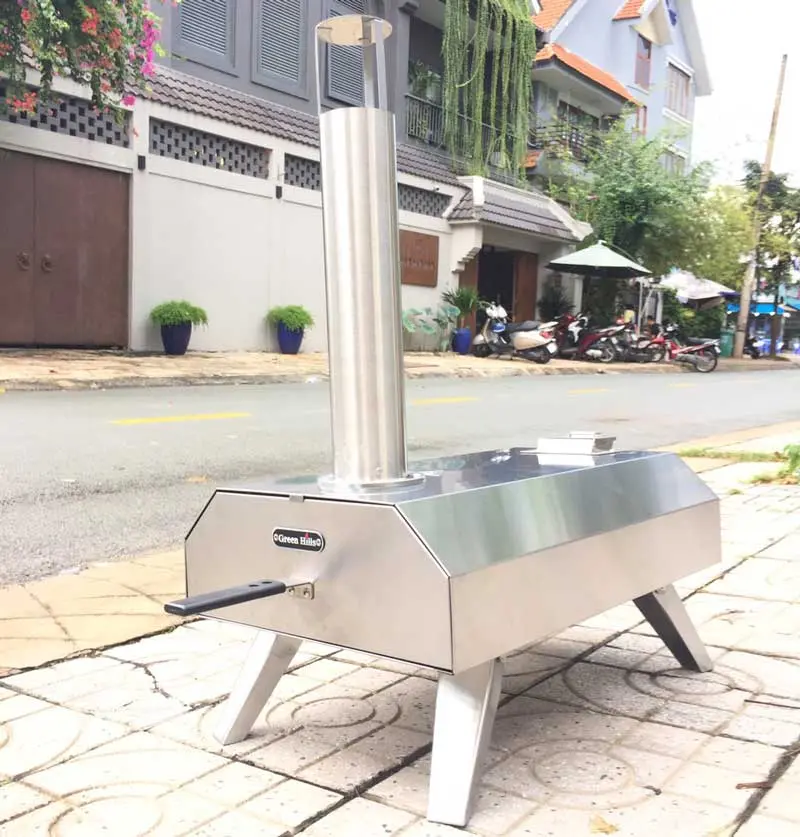 Green-Hills-Stainless-Steel-Pellet-Pizza-Oven