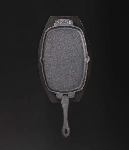 sizzle platter, cast iron napoleon