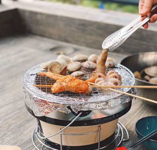 Japanese indoor shop tabletop grill