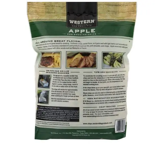 Western Premium BBQ Apple smoking chips 4