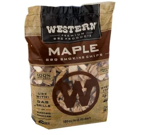 Western Premium BBQ Maple smoking chips 2