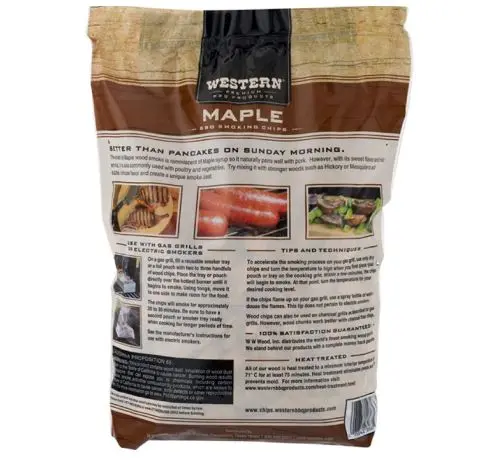 Western Premium BBQ Maple smoking chips 4