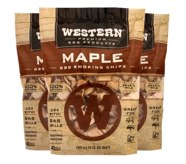 Western Premium BBQ Maple smoking chips