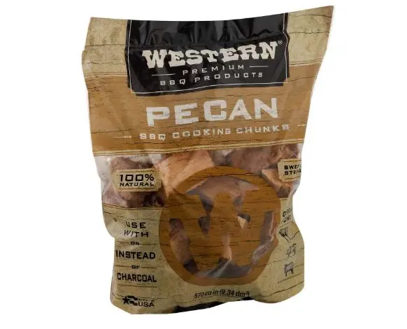 Western Premium BBQ Pecan Cooking Chunks 1