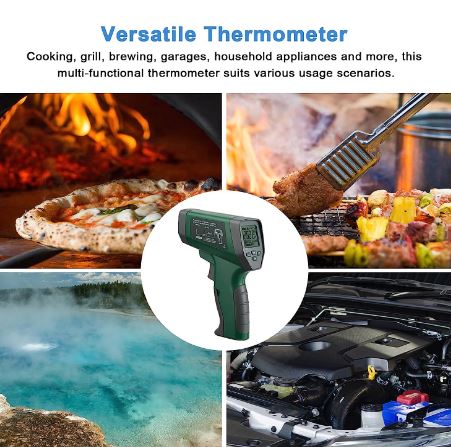 INKBIRD Infrared Thermometer Gun Laser for Cooking(NOT for Human) 