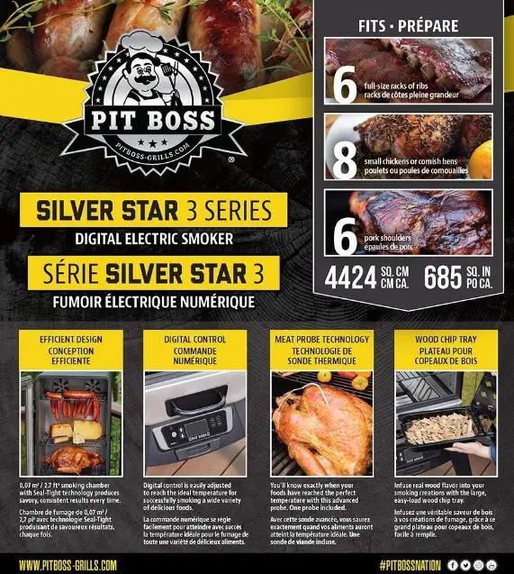 Pit Boss 3-Series Vertical Digital Smoker - PBV3D1 93