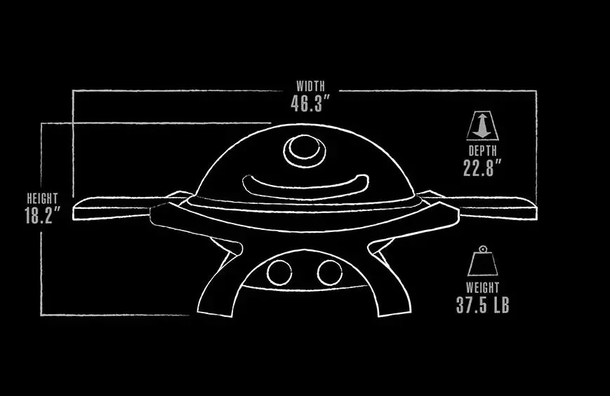 Pit Boss Sportsman 2B Portable Gas Grill 7