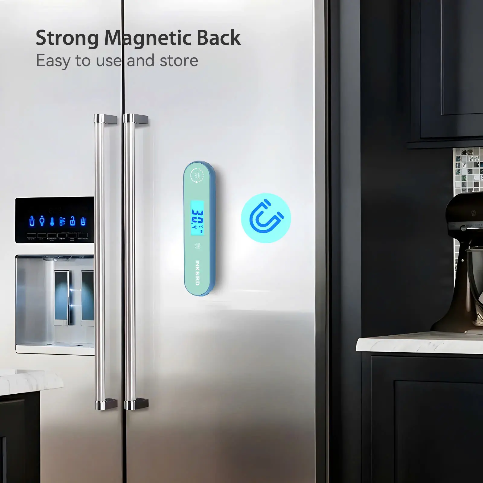 Nhiệt kế thực phẩm kỹ thuật số Inkbird Digital Thermometer IHT-1K (4) Nhiệt kế thực phẩm kỹ thuật số Inkbird Digital Thermometer IHT-1K (4)