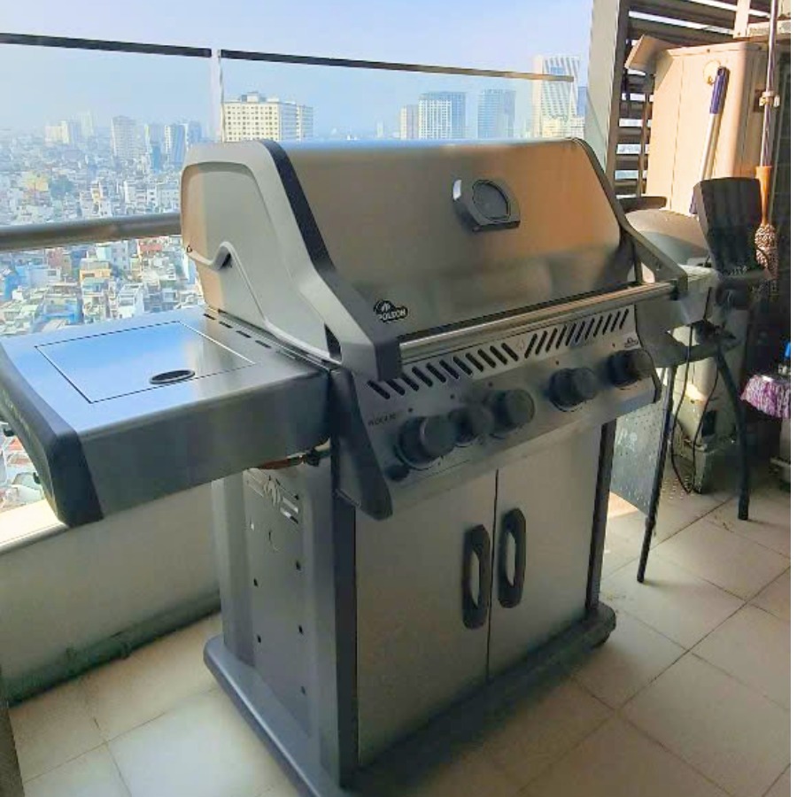 bếp nướng gas lựa chọn hoàn hảo để giảm khói khi mua bếp nướng tại cho căn hộ chung cư