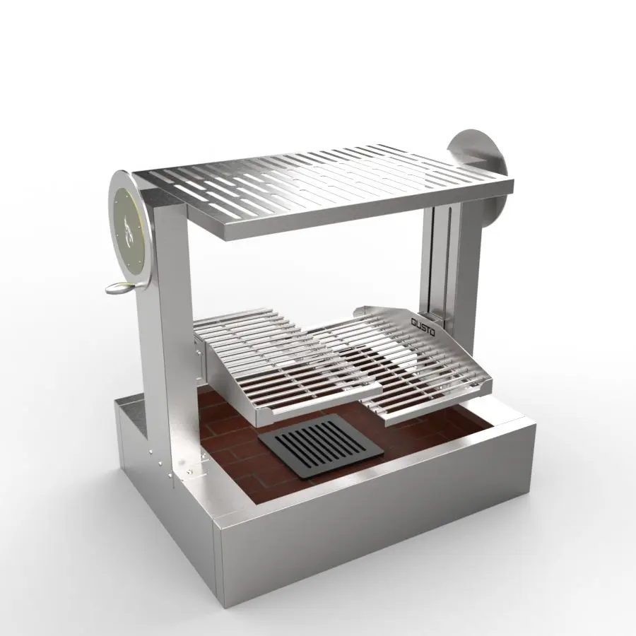 Bếp nướng than Argentine double parrilla Gusto GHDP3V0 (2) Bếp nướng than Argentine double parrilla Gusto GHDP3V0 (2)