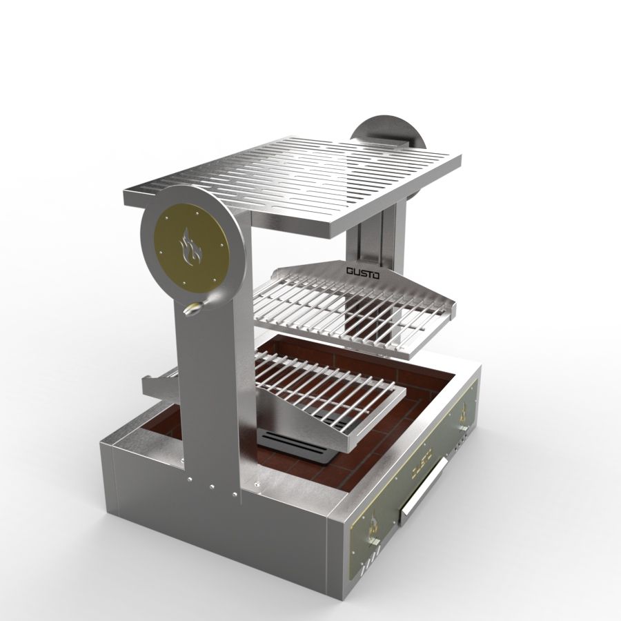 Bếp nướng than Argentine double parrilla Gusto GHDP3V0 (7) Bếp nướng than Argentine double parrilla Gusto GHDP3V0 (7)