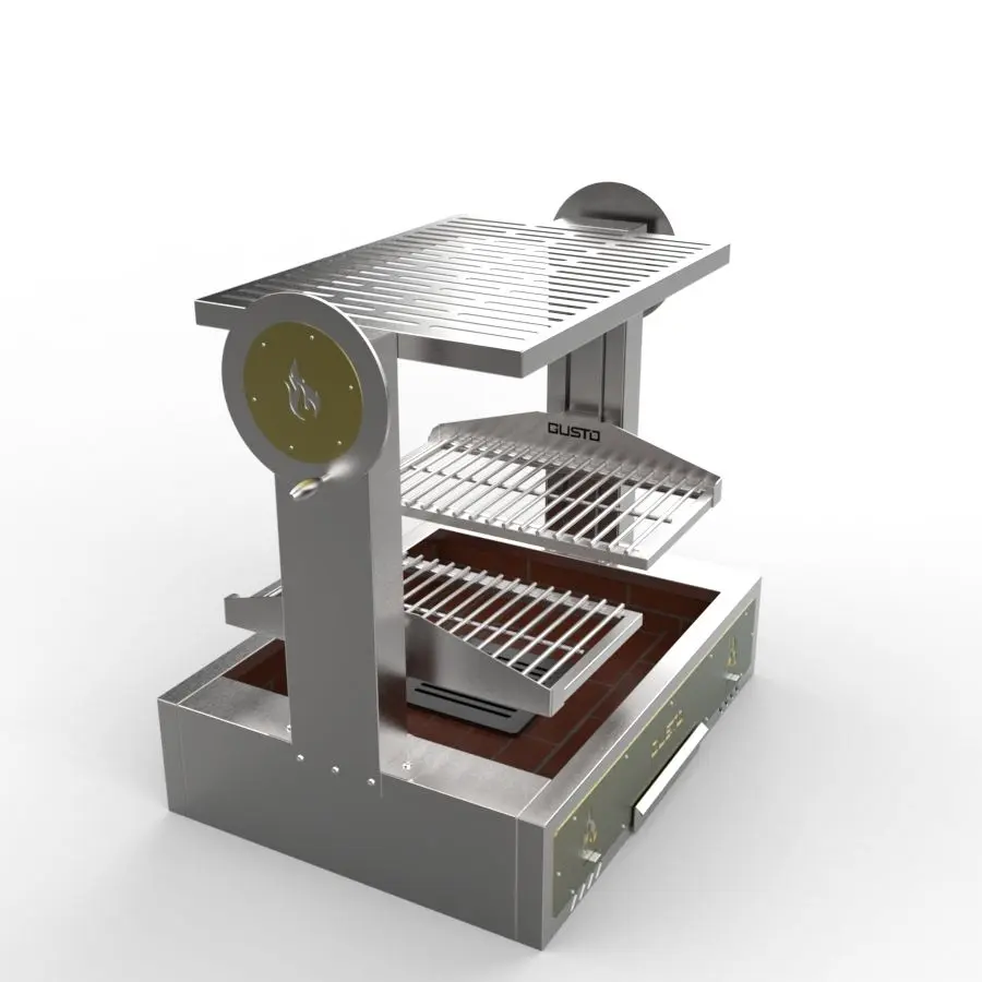 Bếp nướng than Argentine double parrilla Gusto GHDP3V0 (7) Bếp nướng than Argentine double parrilla Gusto GHDP3V0 (7)