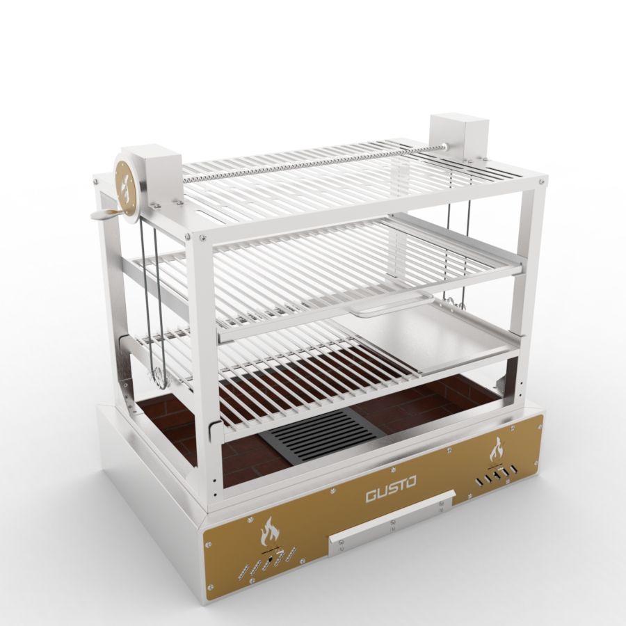 Bếp nướng than Gusto Robata commercial charcoal grill GRBTC3v1 - 2 Bếp nướng than Gusto Robata commercial charcoal grill GRBTC3v1 - 2