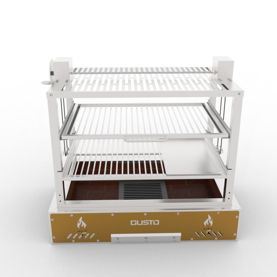 Bếp nướng than Gusto Robata commercial charcoal grill GRBTC3v1 - 3 Bếp nướng than Gusto Robata commercial charcoal grill GRBTC3v1 - 3