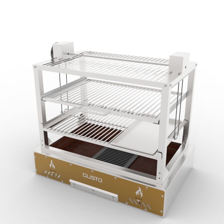 Bếp nướng than Gusto Robata commercial charcoal grill GRBTC3v1 Bếp nướng than Gusto Robata commercial charcoal grill GRBTC3v1