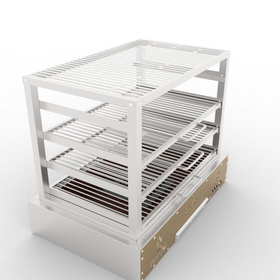 Bếp nướng than Gusto Robata commercial grill GRBTC3V0 - 4 Bếp nướng than Gusto Robata commercial grill GRBTC3V0 - 4