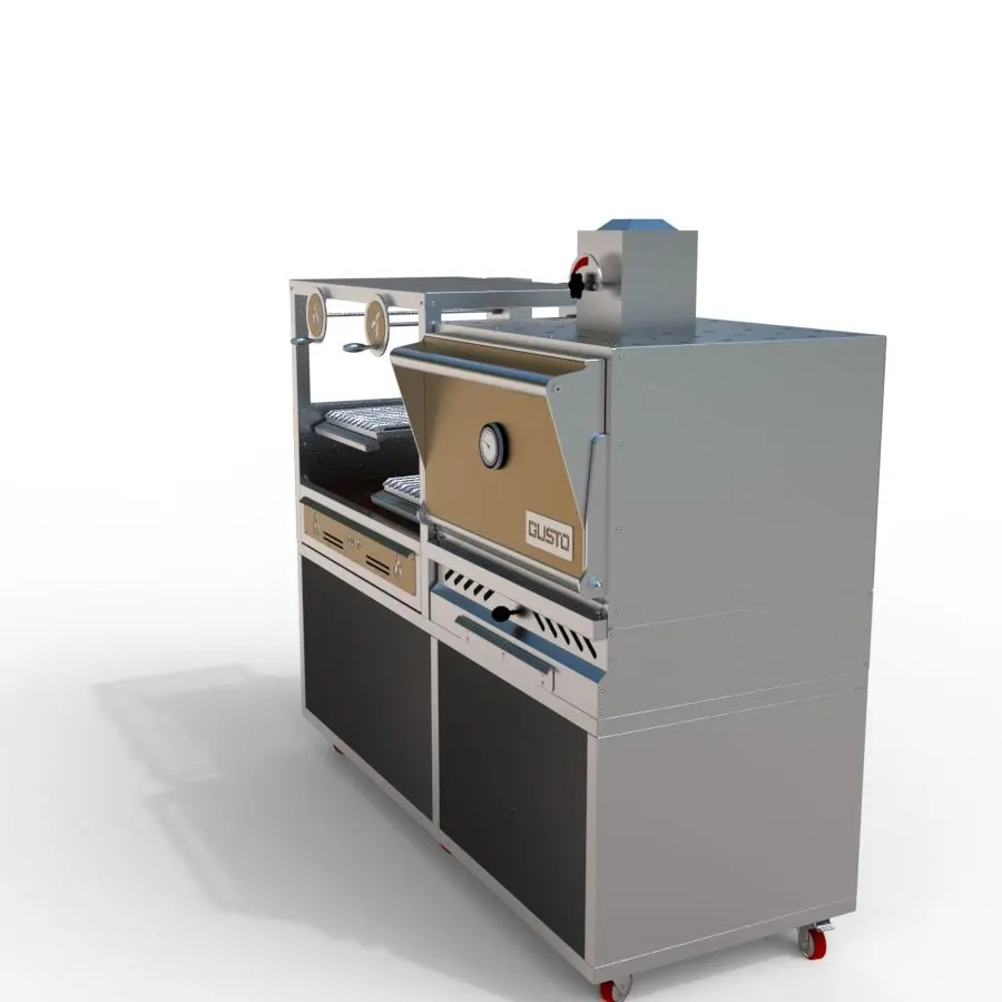 Gusto commercial charcoal oven grill and Argentine grill combo=3 Gusto commercial charcoal oven grill and Argentine grill combo=3
