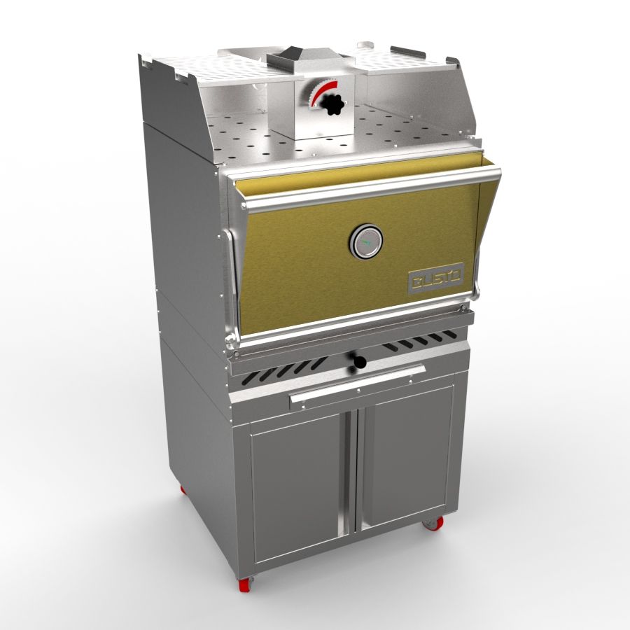 Gusto commercial charcoal oven grill w cabinet -1 Gusto commercial charcoal oven grill w cabinet -1
