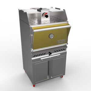 Gusto commercial charcoal oven grill w cabinet -2