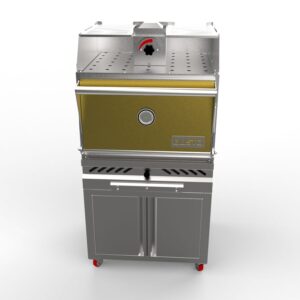 Gusto commercial charcoal oven grill w cabinet -3