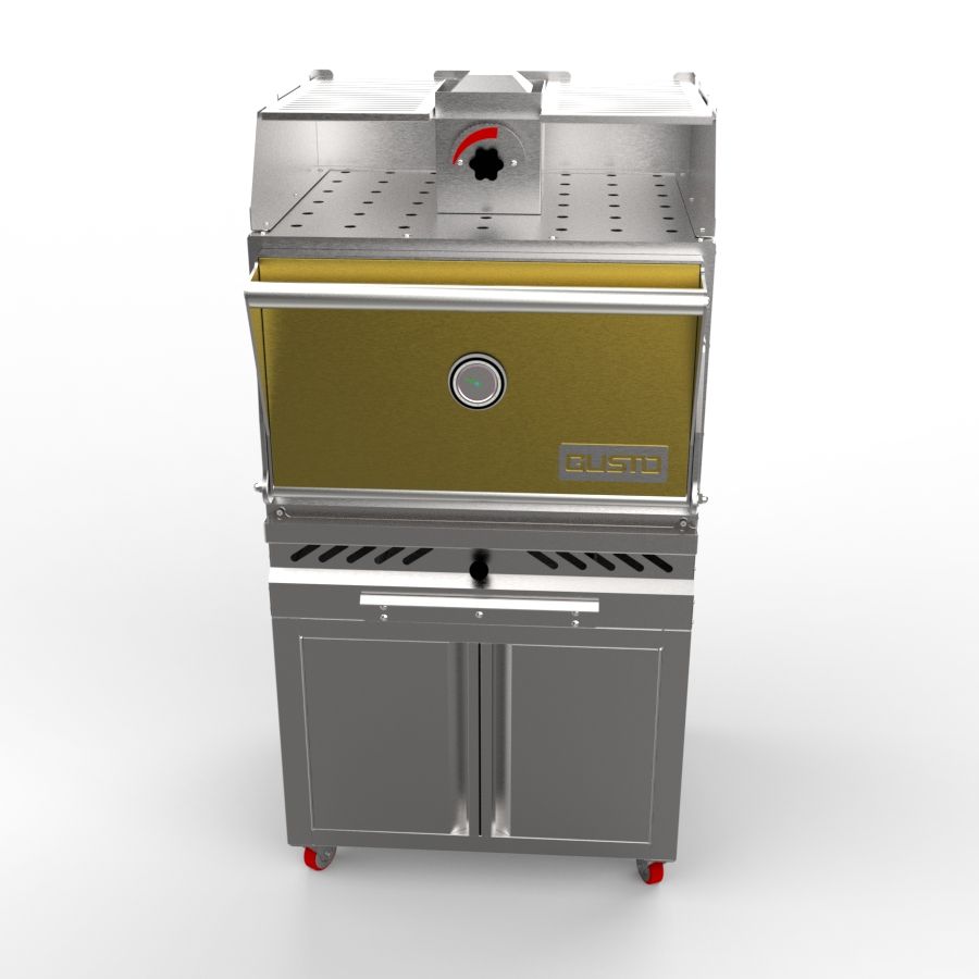 Gusto commercial charcoal oven grill w cabinet -3 Gusto commercial charcoal oven grill w cabinet -3
