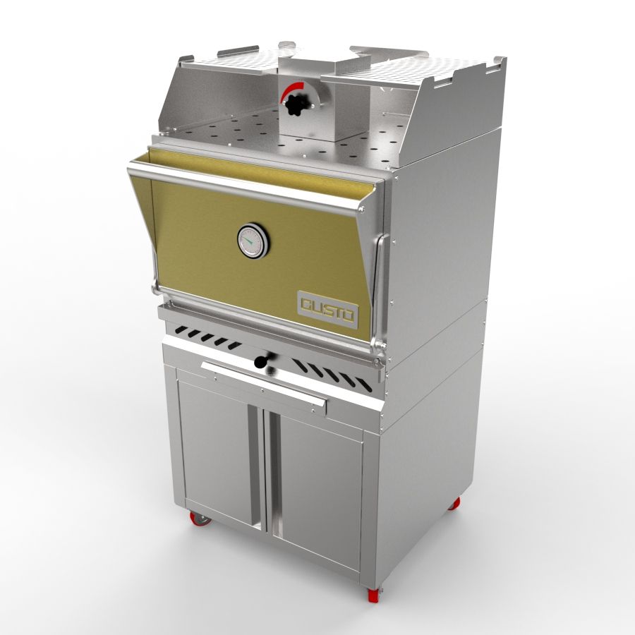 Gusto commercial charcoal oven grill w cabinet Gusto commercial charcoal oven grill w cabinet