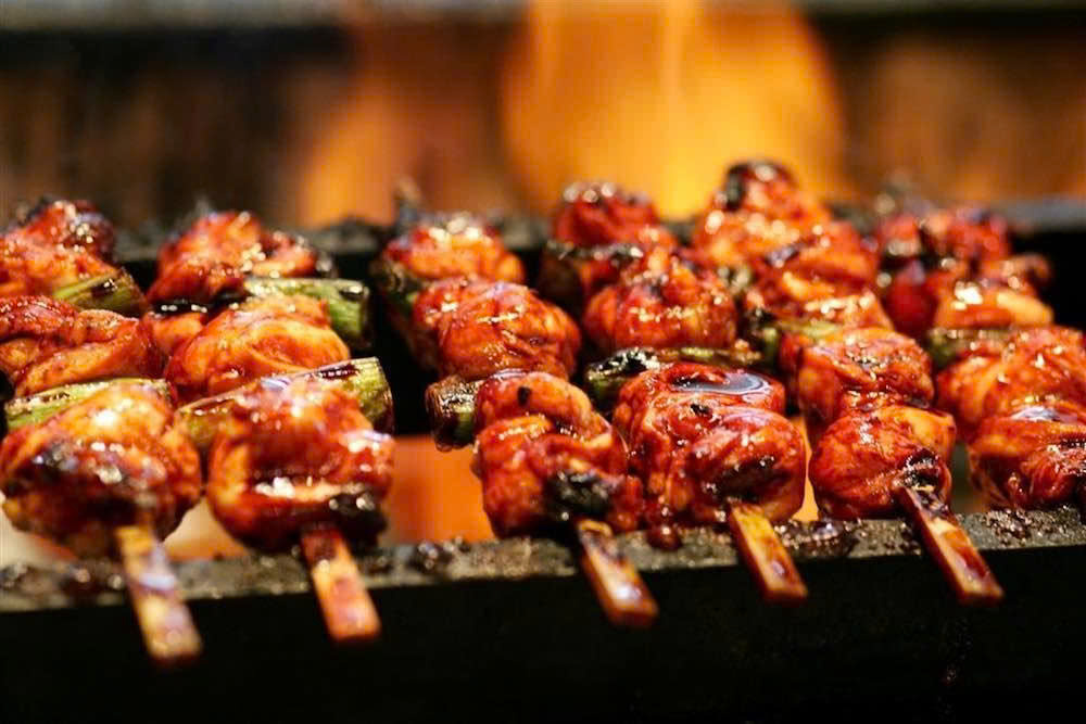 thịt xiên nướng Yakitori phổ biến ở Nhật