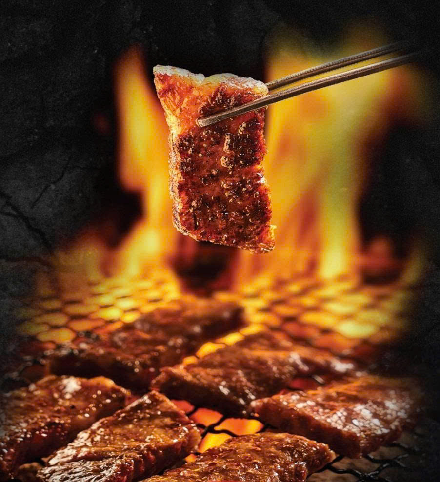 nướng trực tiếp direct high-heat phù hợp cho miếng thịt mỏng nhỏ