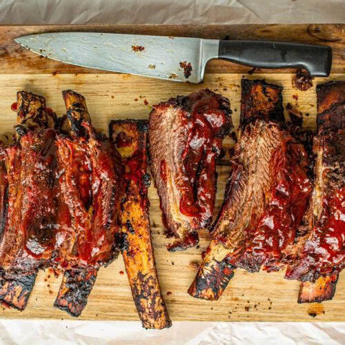 sườn bò BBQ kiểu Mỹ