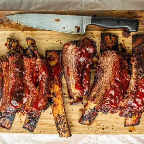 sườn bò BBQ kiểu Mỹ