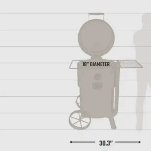 Kích thước Lò nướng than xông khói Oklahoma Joe Bronco Drum Smoker