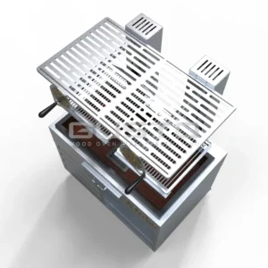 Bếp nướng than hoa cho nhà hàng Gusto Double Parrilla w Cabinet-3