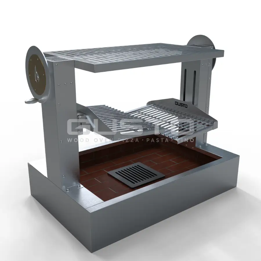 Bếp nướng than nhà hàng Gusto Argentine Double Parrilla-2