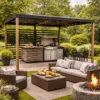 Pergola Lắp Đặt Sân Vườn 3x4m Mái Che BBQ Ngoài Trời
