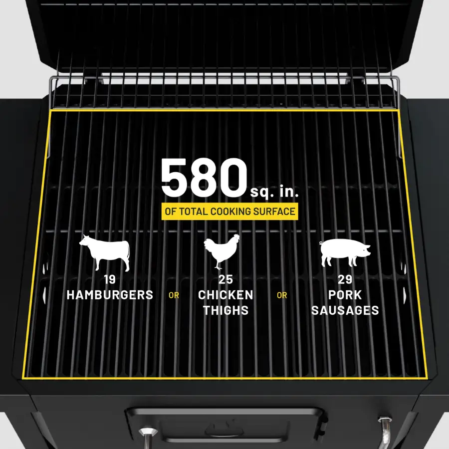 Bếp Nướng Than Char-Broil Performance 580 Charcoal Grill -3 Bếp Nướng Than Char-Broil Performance 580 Charcoal Grill -3